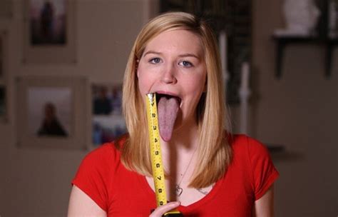 Longest tongue (female) 